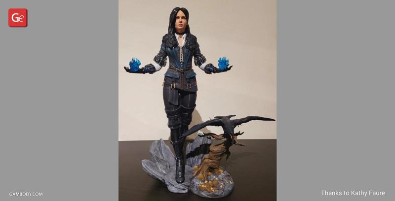 Yennefer STL Files for 3D Printing | Assembly Model