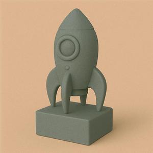 Cute lil’ Rocket Ship