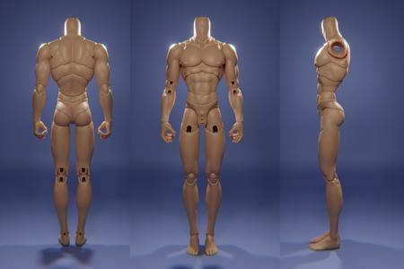 TOM OF FINLAND-INSPIRED BJD BODY