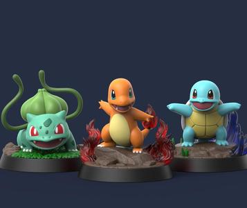 Pokemon 3 Kanto Starter