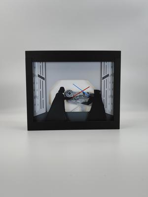 Star Wars Duel on Death Star Shadow Box