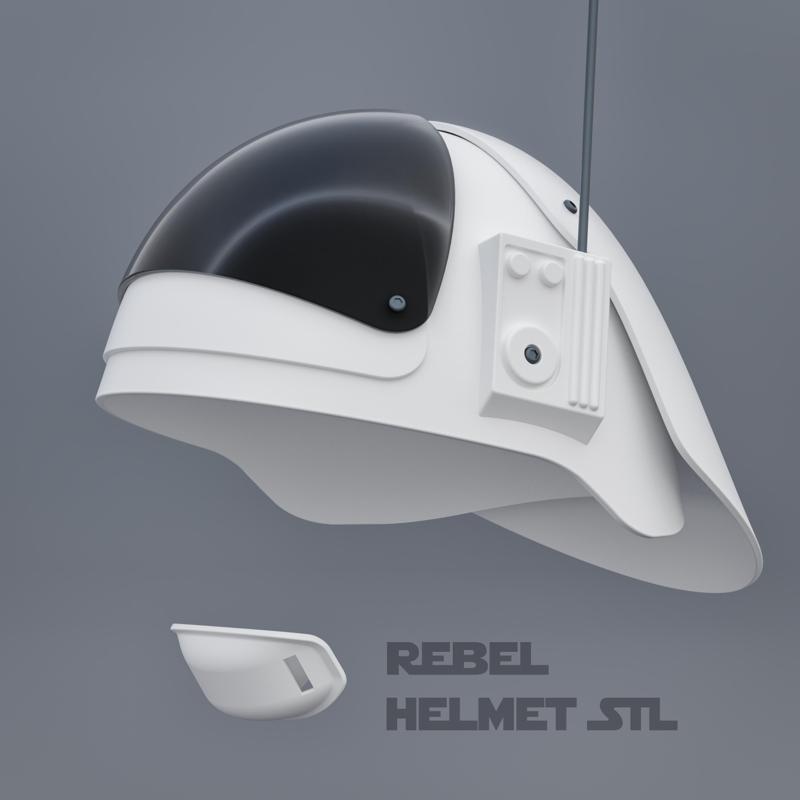 Rebel Fleet helmet 3d files