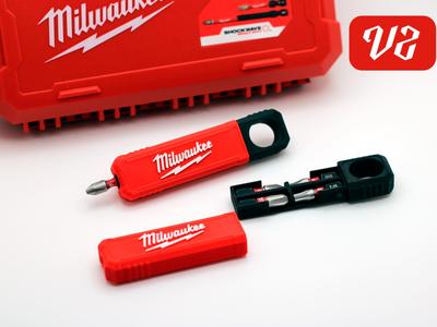 Milwaukee Pocket Screwdriver V2 – Multi-Bit Tool