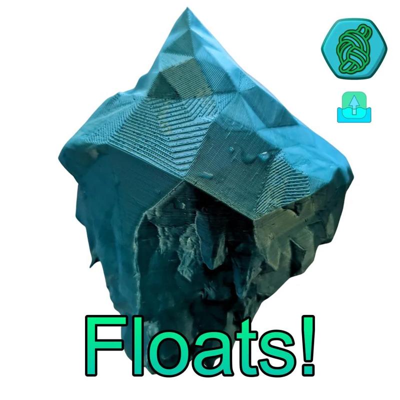 Lowpoly Iceberg (It Floats!!!)