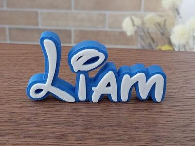 Liam Disney Name Sign Decorate Room child Birth