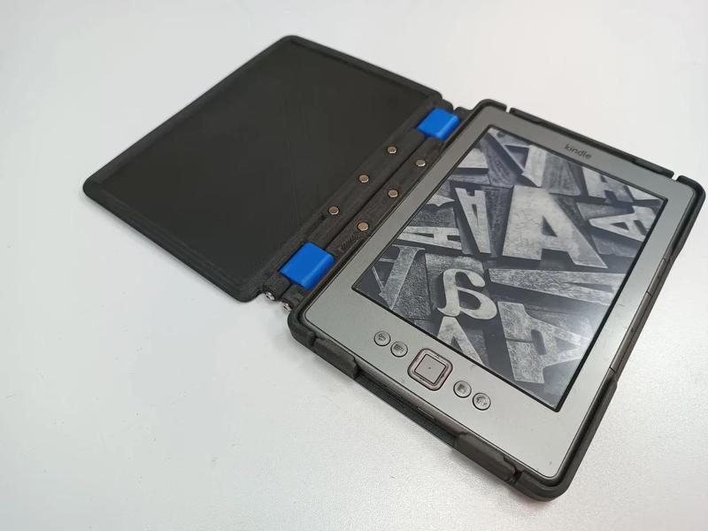 Hinged Case with Magnetic Lid for Amazon Kindle 4
