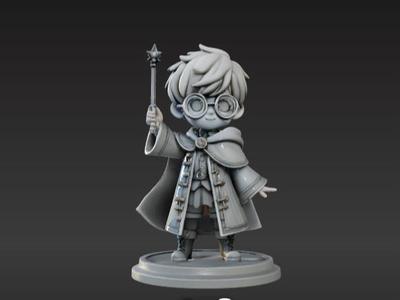 Young Chibi Wizard