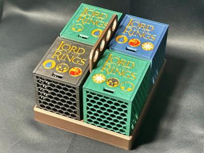 MTG LOTR EDH Commander Honeycomb Box Set with Carrier