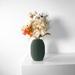 The Eclano Vase, Modern and Unique Home Decor for Dried and Preserved Flower Arrangement  | STL File