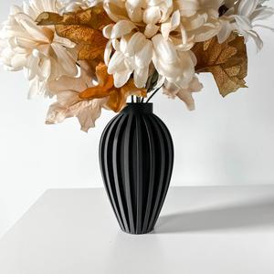 The Busen Vase, Modern and Unique Home Decor for Dried and Preserved Flower Arrangement  | STL File