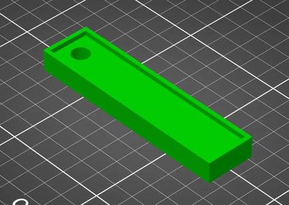 Command Strip adapter for Printable Skadis for Prusa Mk3S