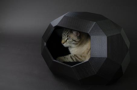 MINI TAO LOW POLY CAT HOUSE