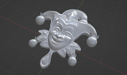 Buffoon jester mask
