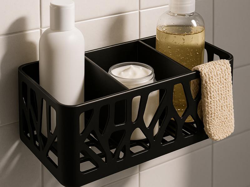 Shower Caddy – Organic Design with 4 Compartments