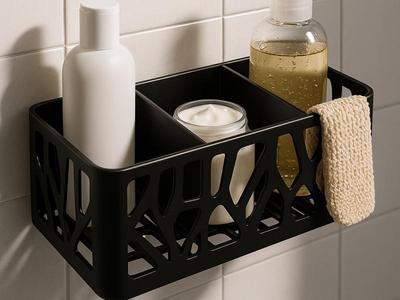 Shower Caddy – Organic Design with 4 Compartments