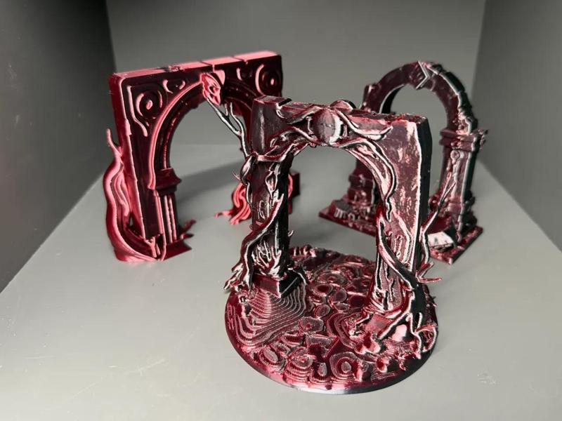 Set three portals for Dungeons and Dragons (DND)