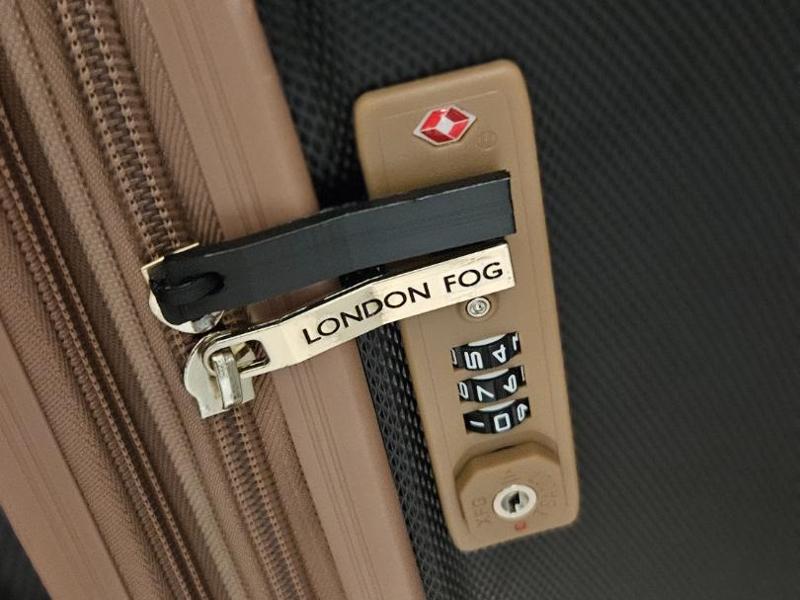 London Fog Westbury Spinner Locking Zipper Tab