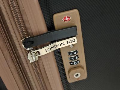 London Fog Westbury Spinner Locking Zipper Tab