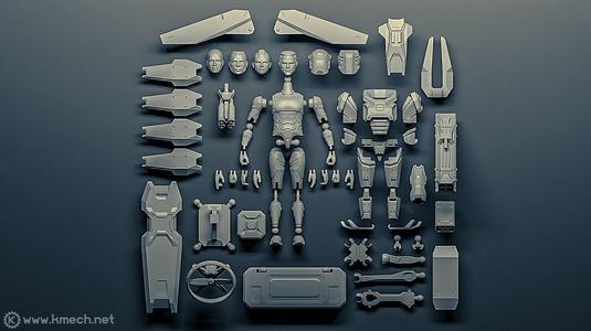 SOLDIER Pack Action Figure 1/18 scale