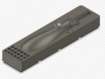 Gridfinity bin for Parkside screwdriver   