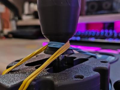 Logitech G shifter shift knob with rubber holder