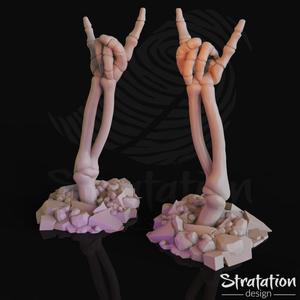 Spooky Skeletal Arm  Metal