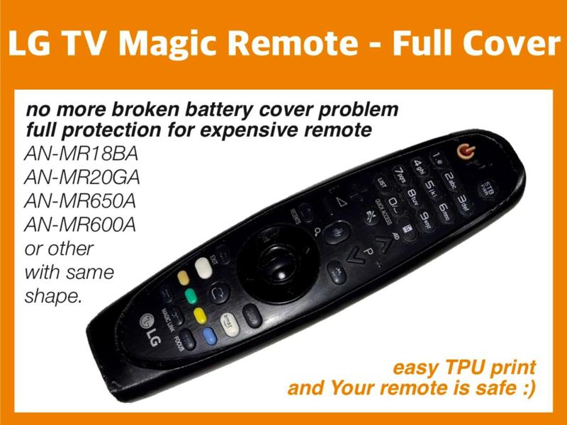 TV LG Magic Remote – full cover for “old remote”
