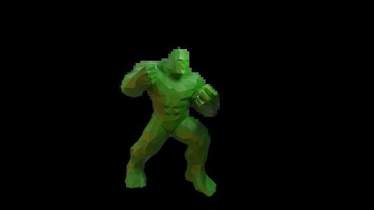 Hulk Low Poly