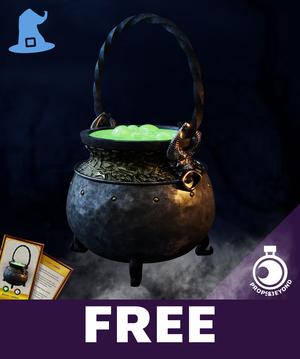 FREE Real-size Prop – Witches’ Cauldron