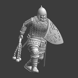 Medieval Kievan Rus Elite warrior – with flail