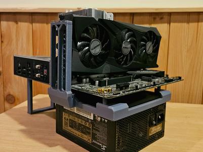 PSU-mounted Full ATX Test Bench