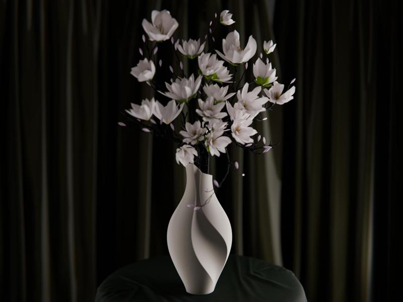 Slit - vase