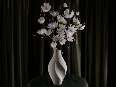 Slit - vase