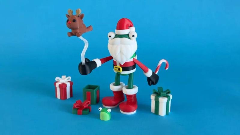 Santa Frog