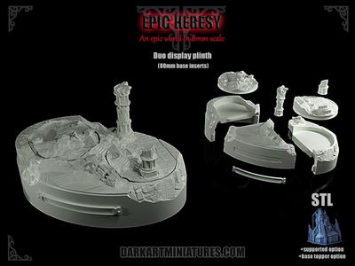 Epic Heresy: Duo Display Plinth