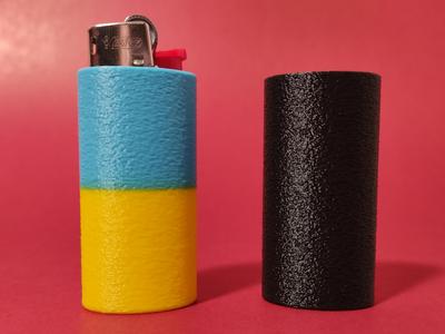 Minimalist Grippy Slim Bic Mini Lighter Sleeve
