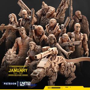 Cyberpunk models BUNDLE – The B-Mob (January23 release)