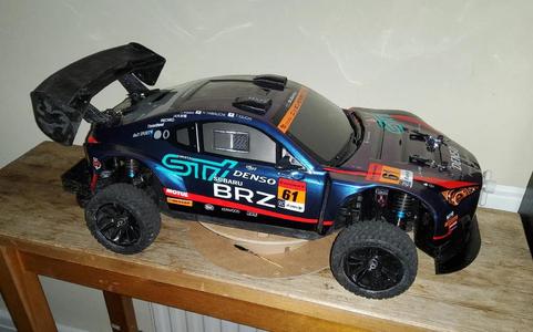 Rc car Chassis 1:10 scale AWD Belted Rally
