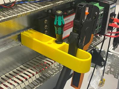 Werkzeughalter für Hutschiene   