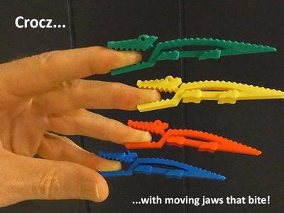 Crocz… Crocodile Clips / Clamps / Pegs with Moving Jaws