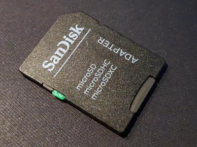 MicroSD to SDcard adapter fix