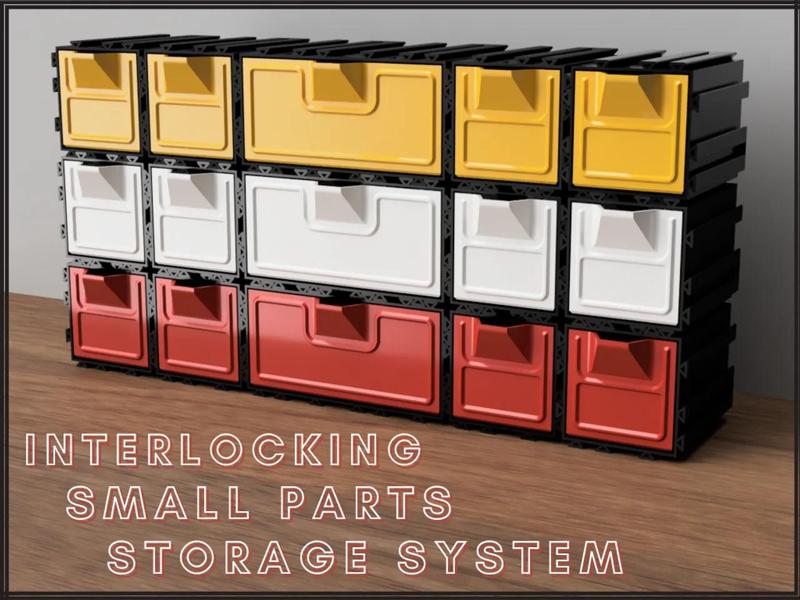 Interlocking Small Parts Storage System