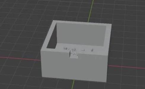 Squared ashtray