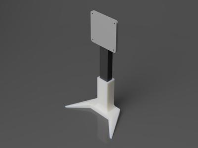 VESA 75×75 Slim vertical monitor stand (Rev. 1.5)