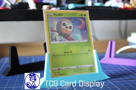 Display Base for TCG cards (compatible with and without sleeve)