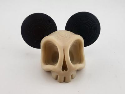 kawaii skull mickey mouse kaws style