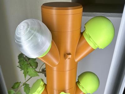 Modular Hydroponic Tower Garden caps