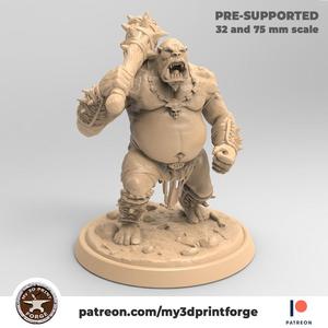 The Ogre 32mm and 75mm pre-supported