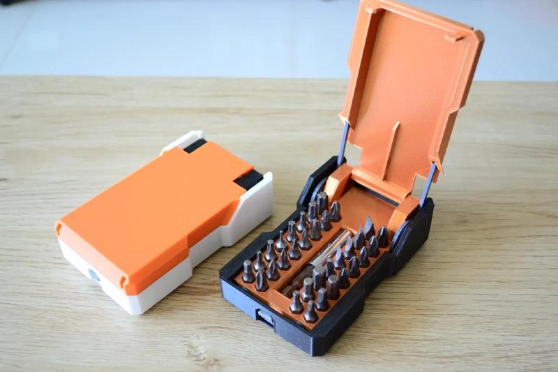 Spring-Loaded Hex Bit Case Box