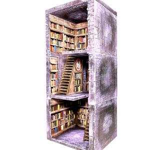 Wallhalla: Arcane Library Book Nook